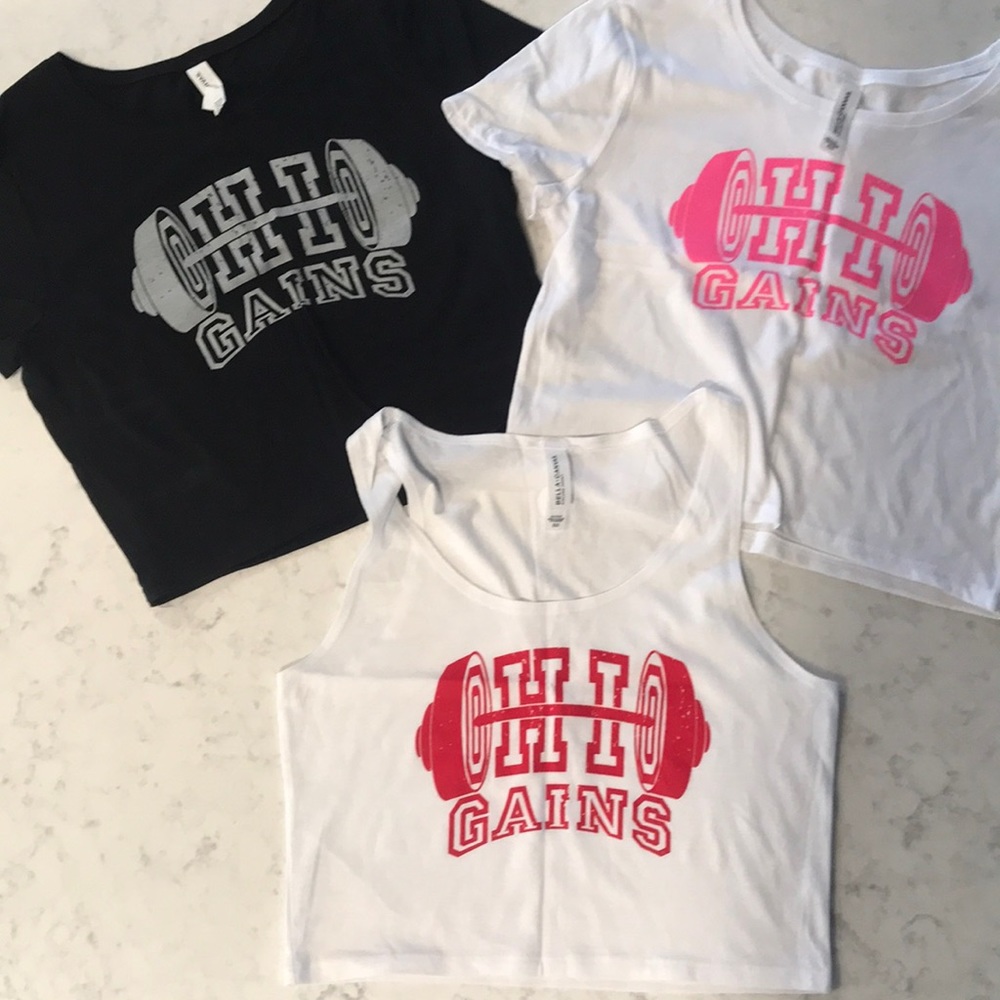 Mikey D Ohio Gains Crop Tee/tank Bundle